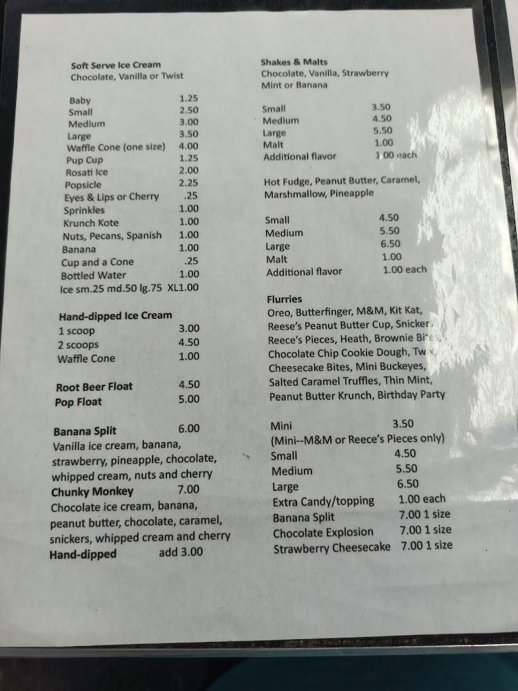 Hungry Bear Diner & Ice Cream Menu image 3